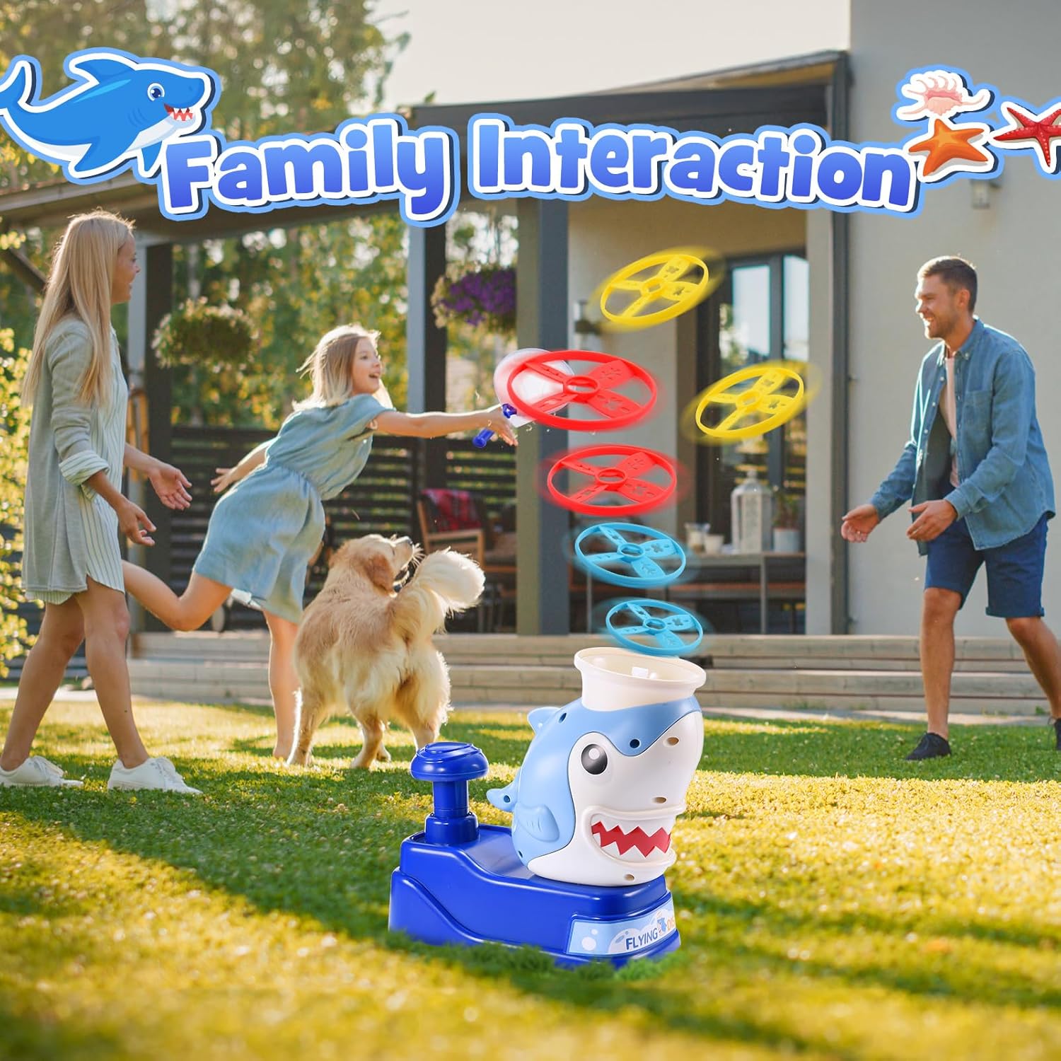 Kids Outdoor Ideas - Flying Disc Launcher Outdoor Game Kids