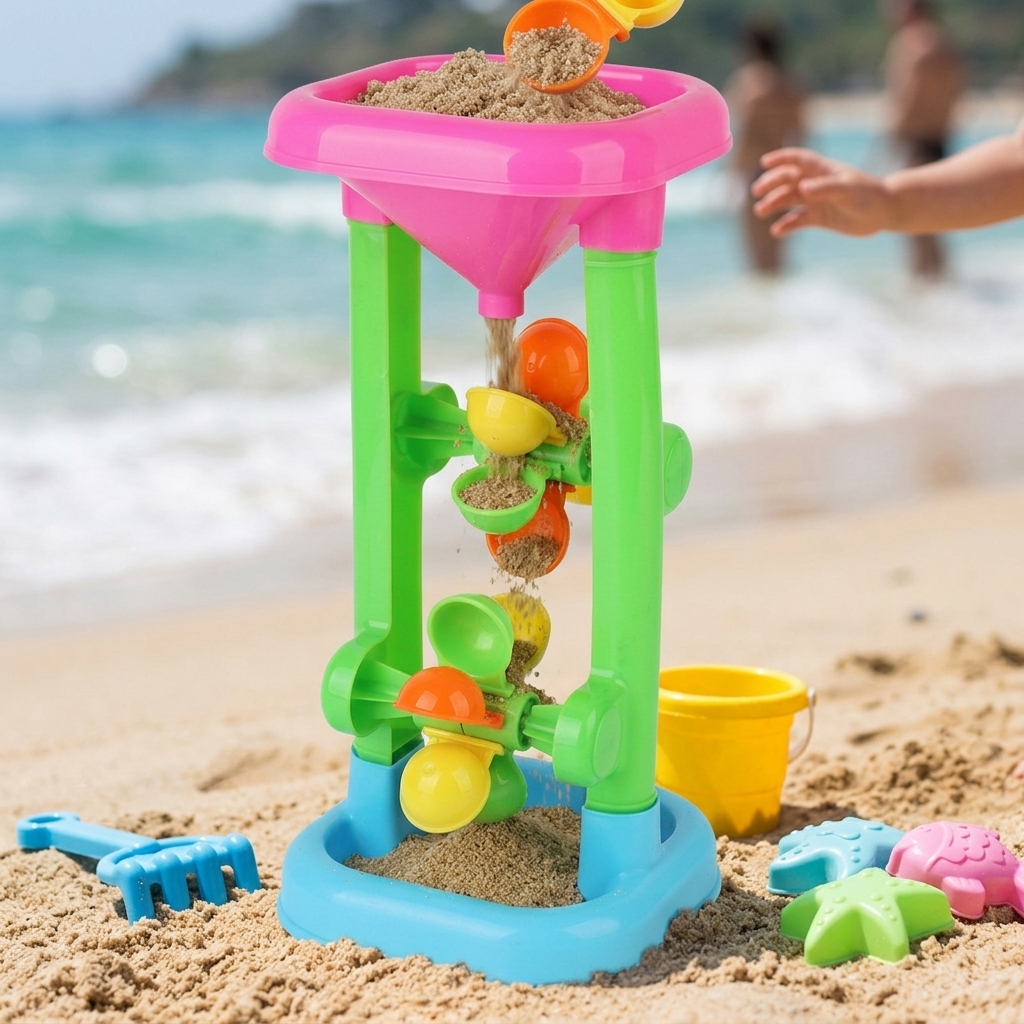 Kids Outdoor Water Play - Kids Beach Toy Set Sand Timer