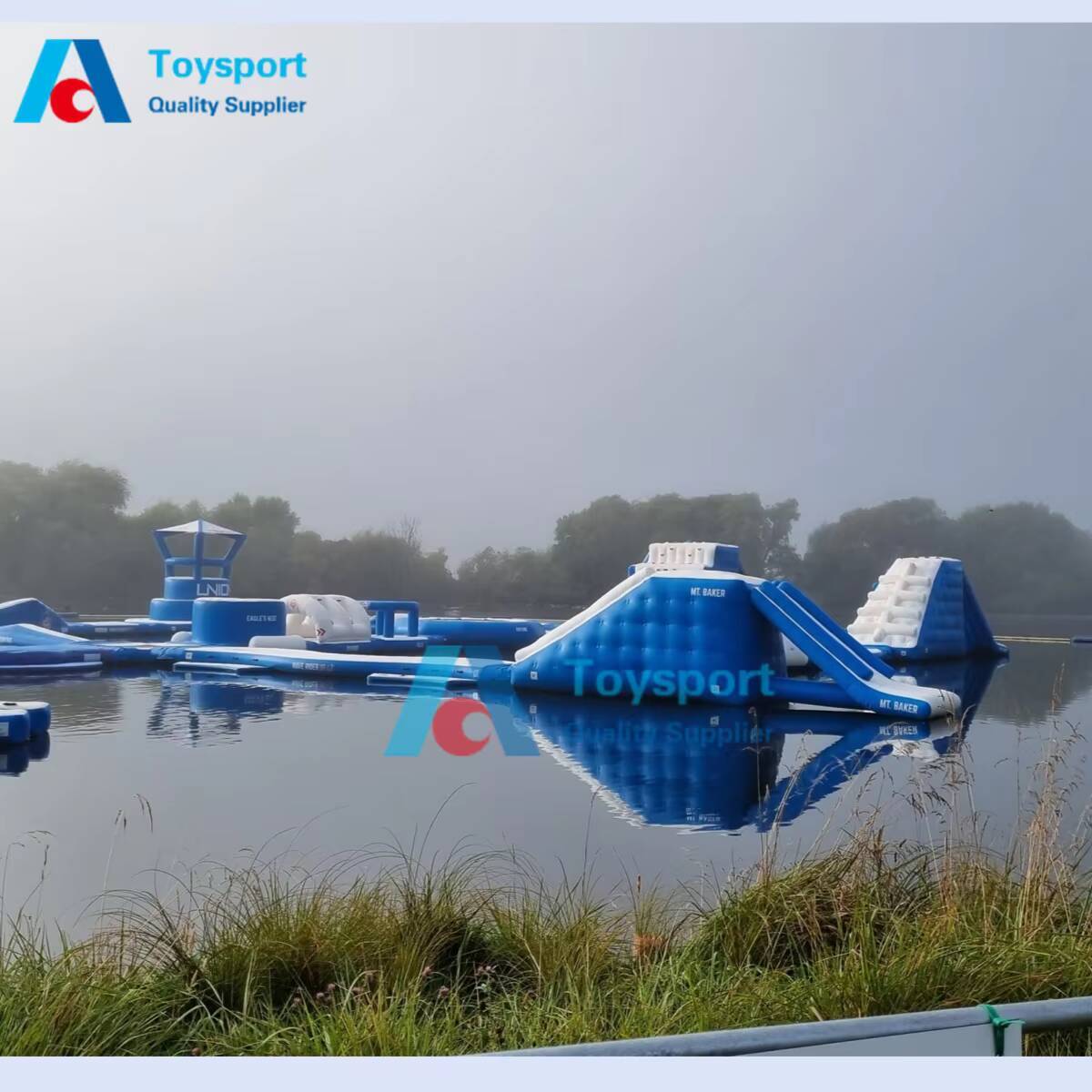 Kids Outdoor Water Park - ree Custom Size Aqua Lake Pool