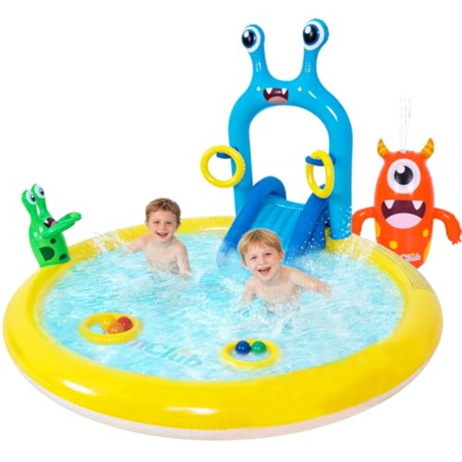 Sprinkler Splash Pad - Inflatable Splash Pad for - Monster