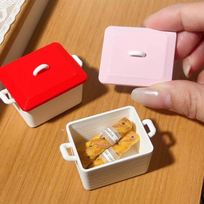 Kids Outdoor Kitchen Accessories - 1 Pcs 1/12 Dollhouse Miniature Pancake