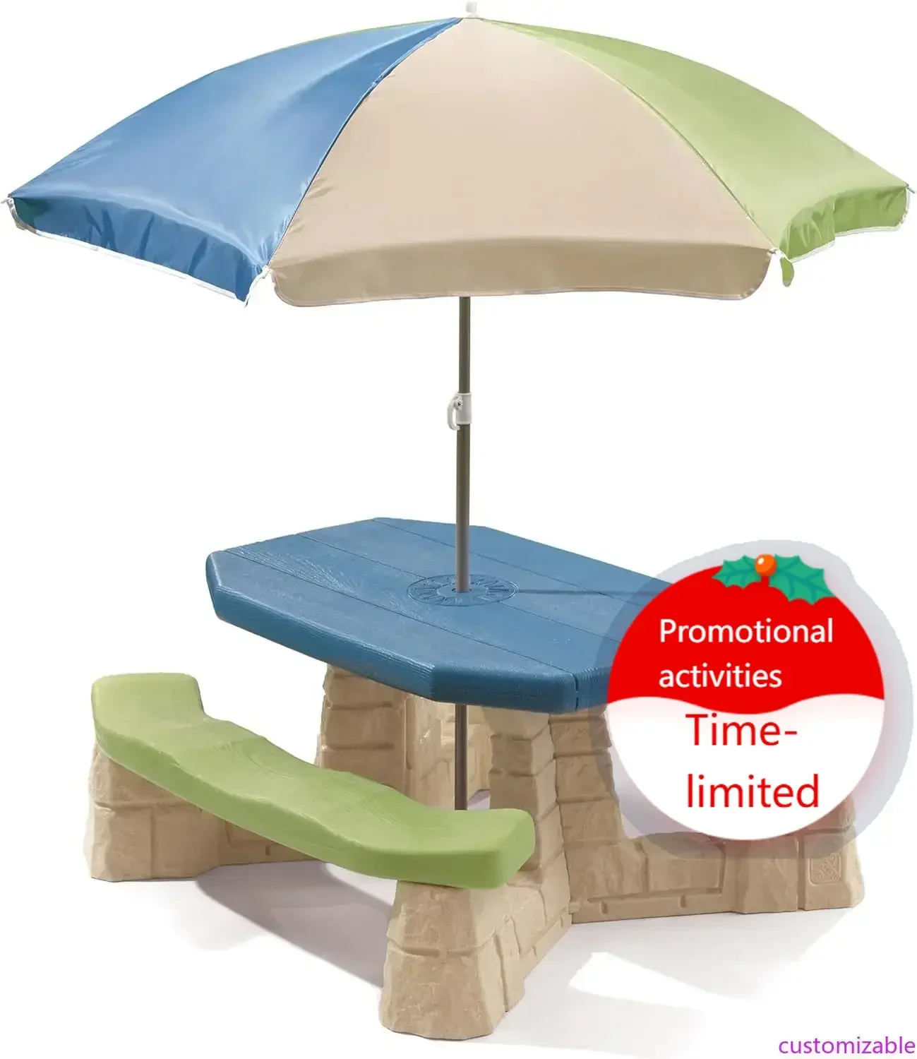 Kids Outdoor Umbrella For Table - Hot salesNaturally Playful Kids Picnic Table