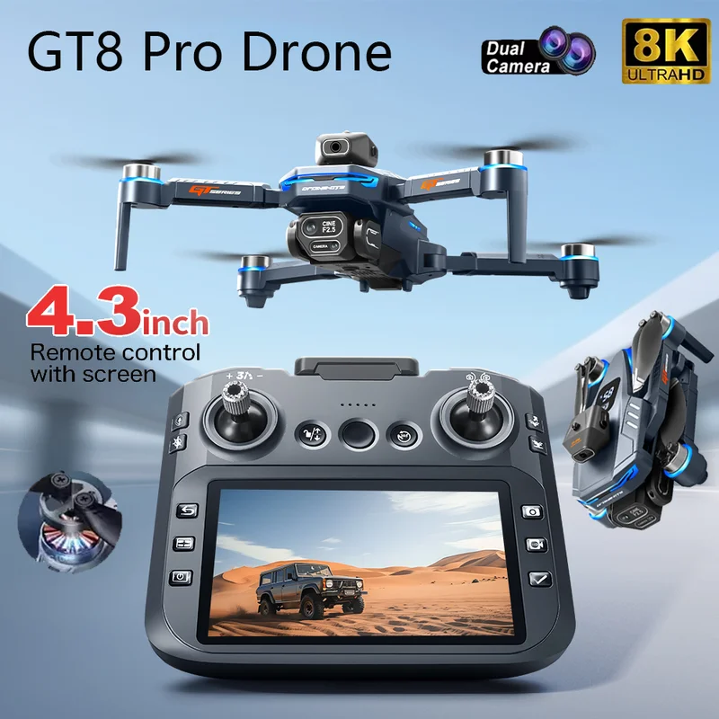 Kids Outdoor Toy Storage - 2026 New GT8 Drone GPS 8K