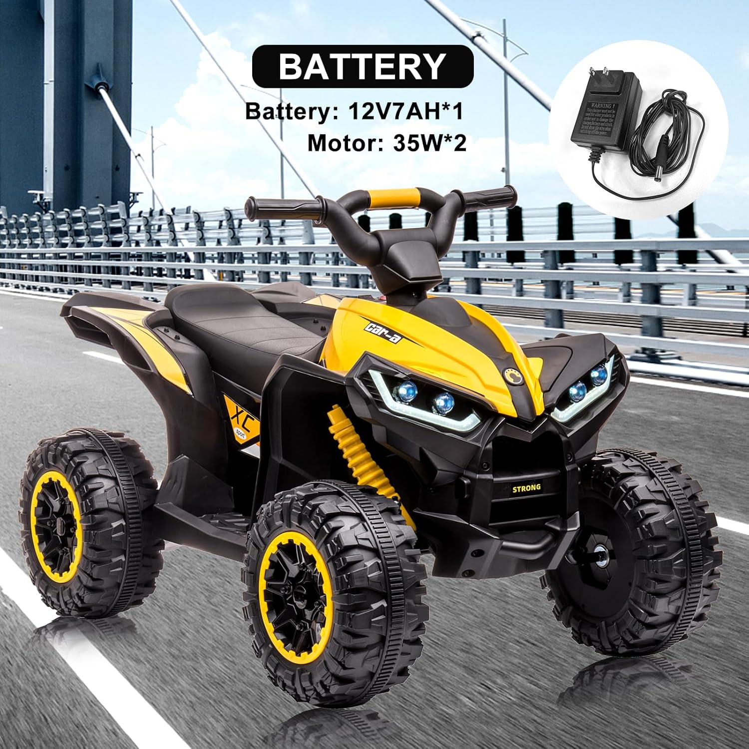 12V Kids Ride On ATV, 4 Wheele – обзор и цена Ride On Toy Car