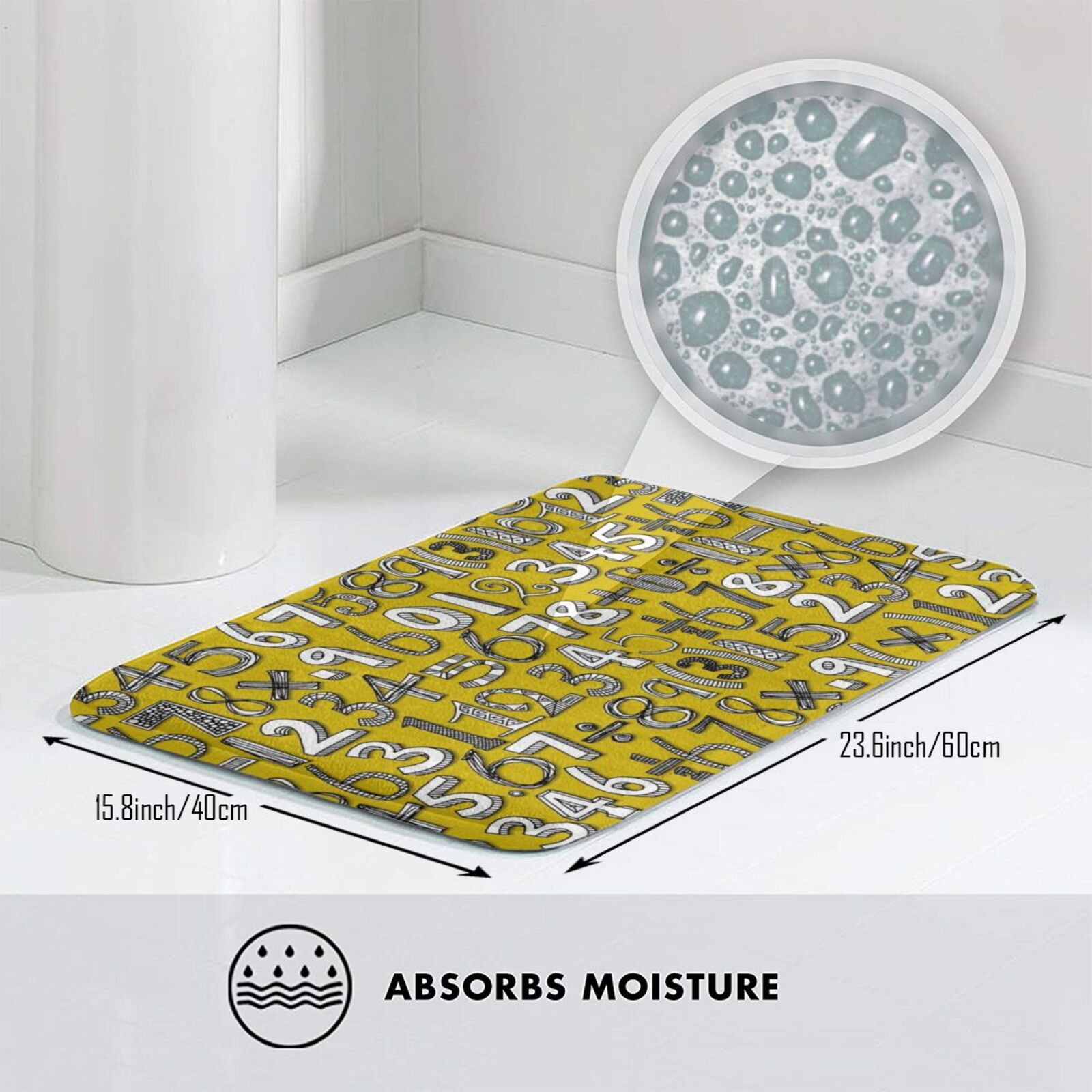 Math Doodle Yellow Carpet Mat  – обзор и цена Kids Outdoor Floor Cushions