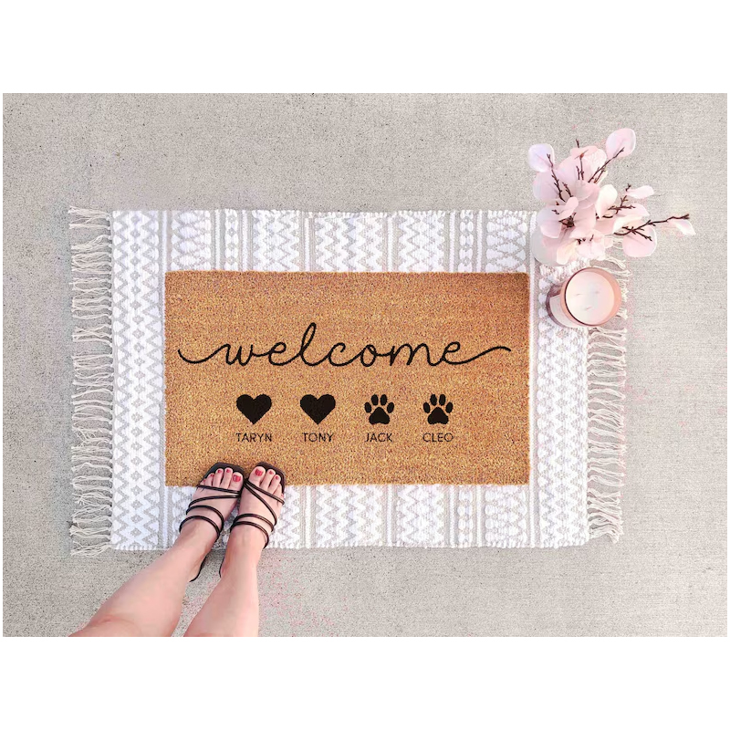 Custom Family Doormat Custom P – обзор и цена Kids Outdoor Ideas