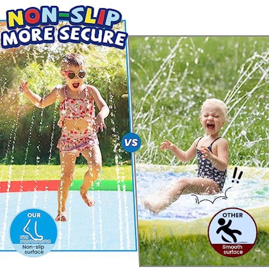 3 FT Large Splash Pad for Ages – обзор и цена Sprinkler Splash Pad