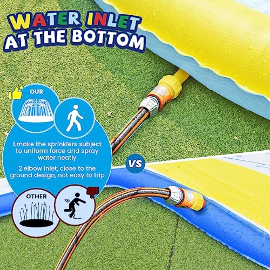 3 FT Large Splash Pad for Ages – обзор и цена Sprinkler Splash Pad