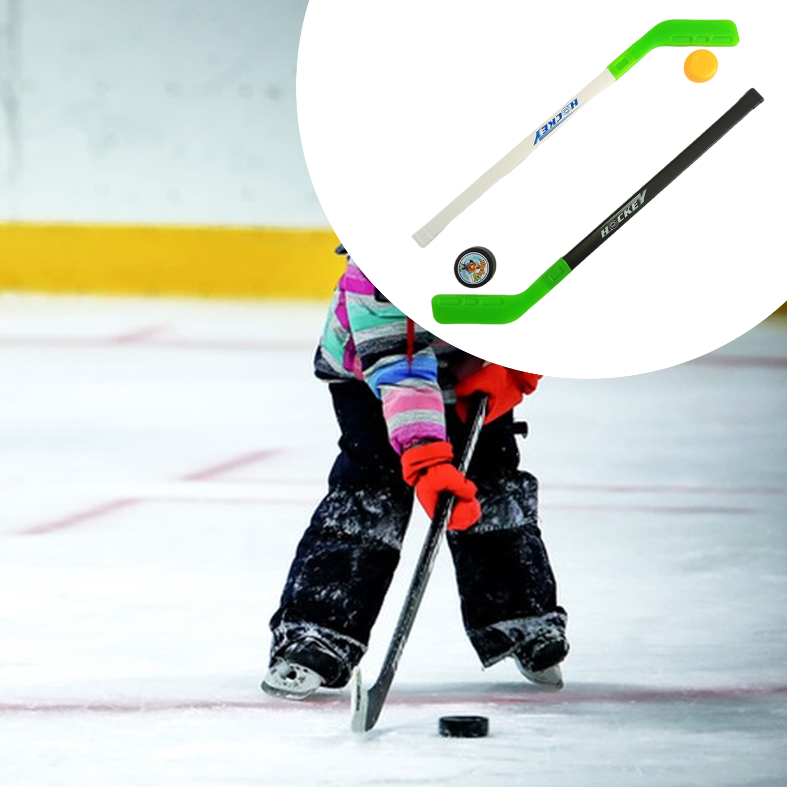 Kids Hockey Sticks and Ball Se – обзор и цена Kids Outdoor Hockey Set