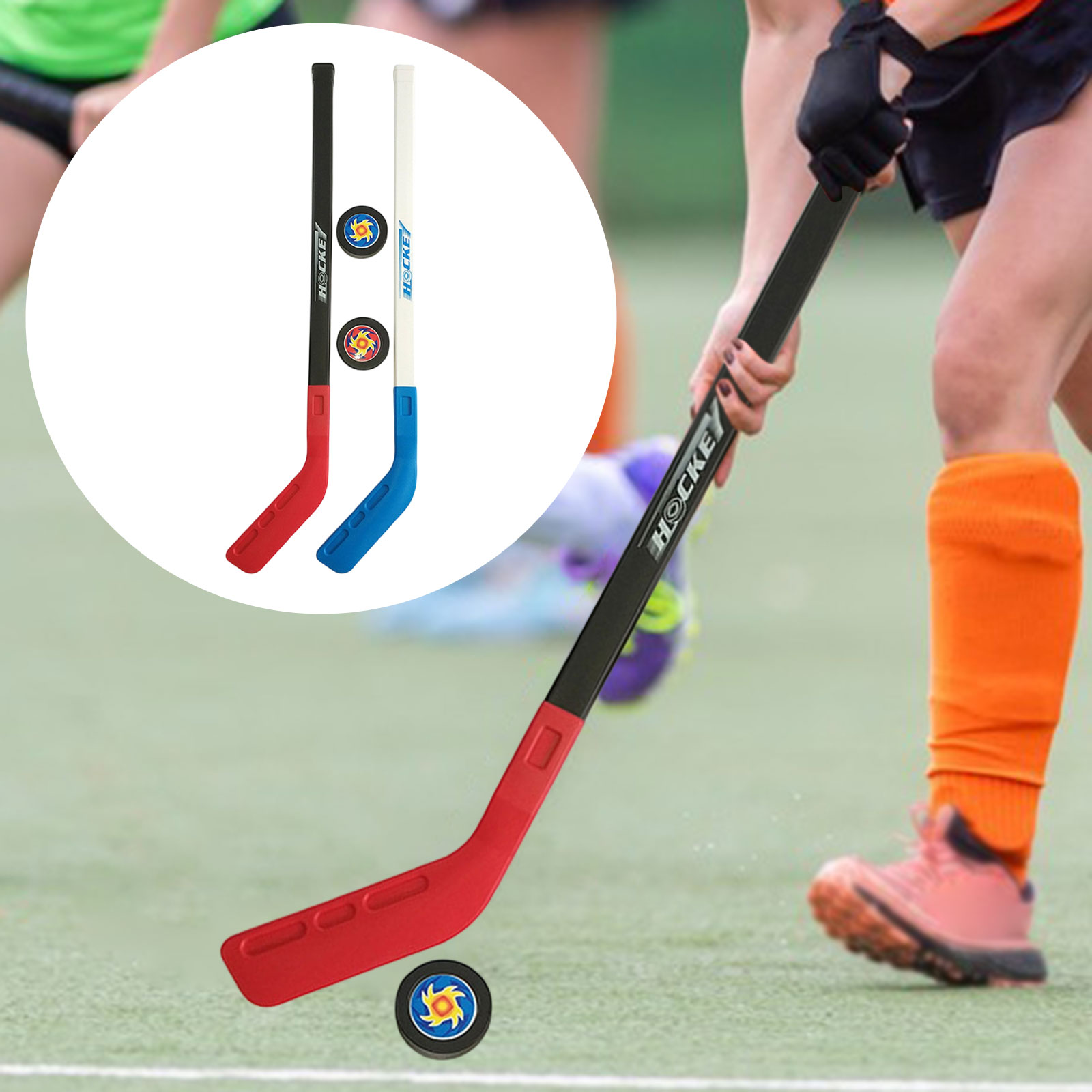 Kids Hockey Sticks and Ball Se – обзор и цена Kids Outdoor Hockey Set
