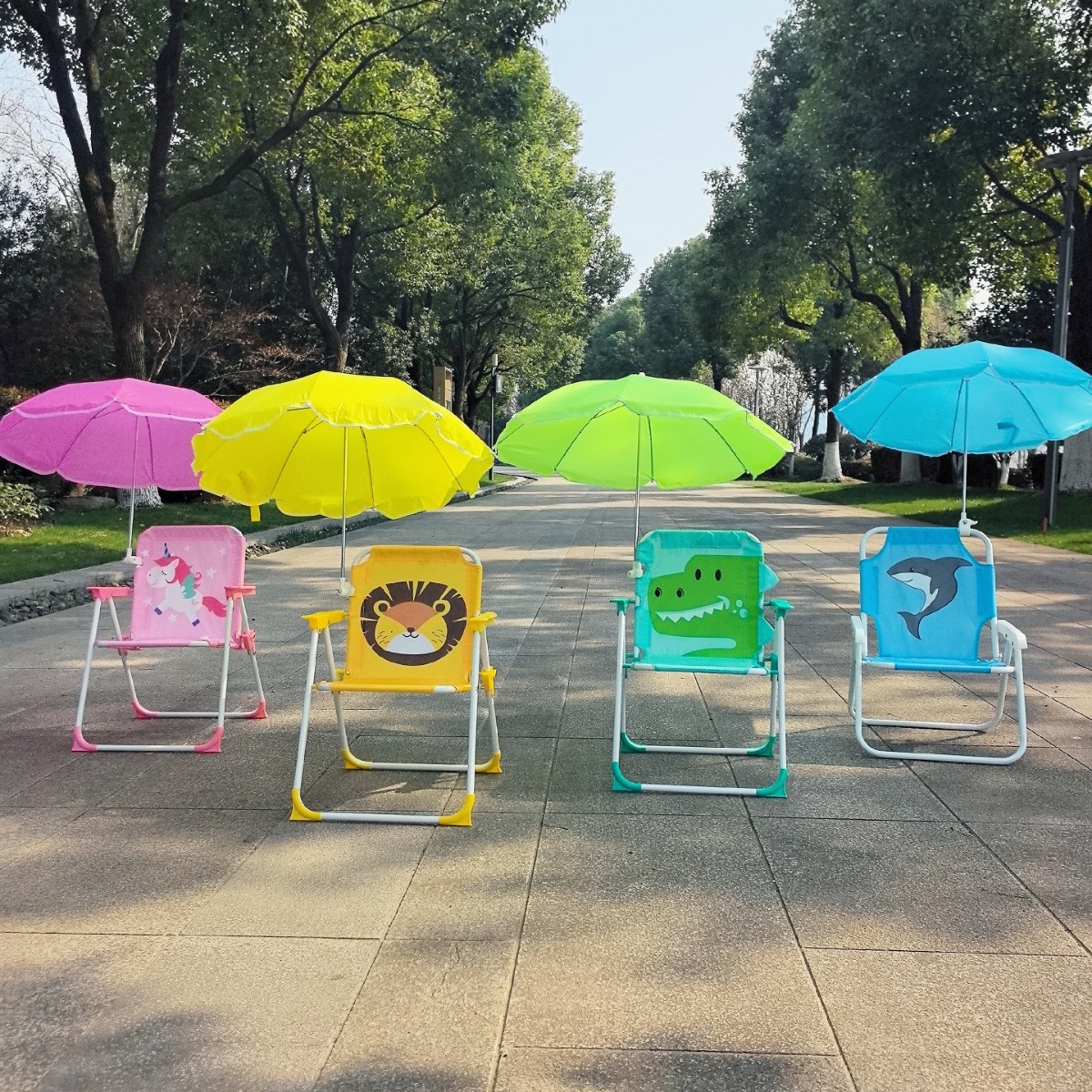1 Set Folding Beach Chair with – обзор и цена Kids Outdoor Lounge Furniture