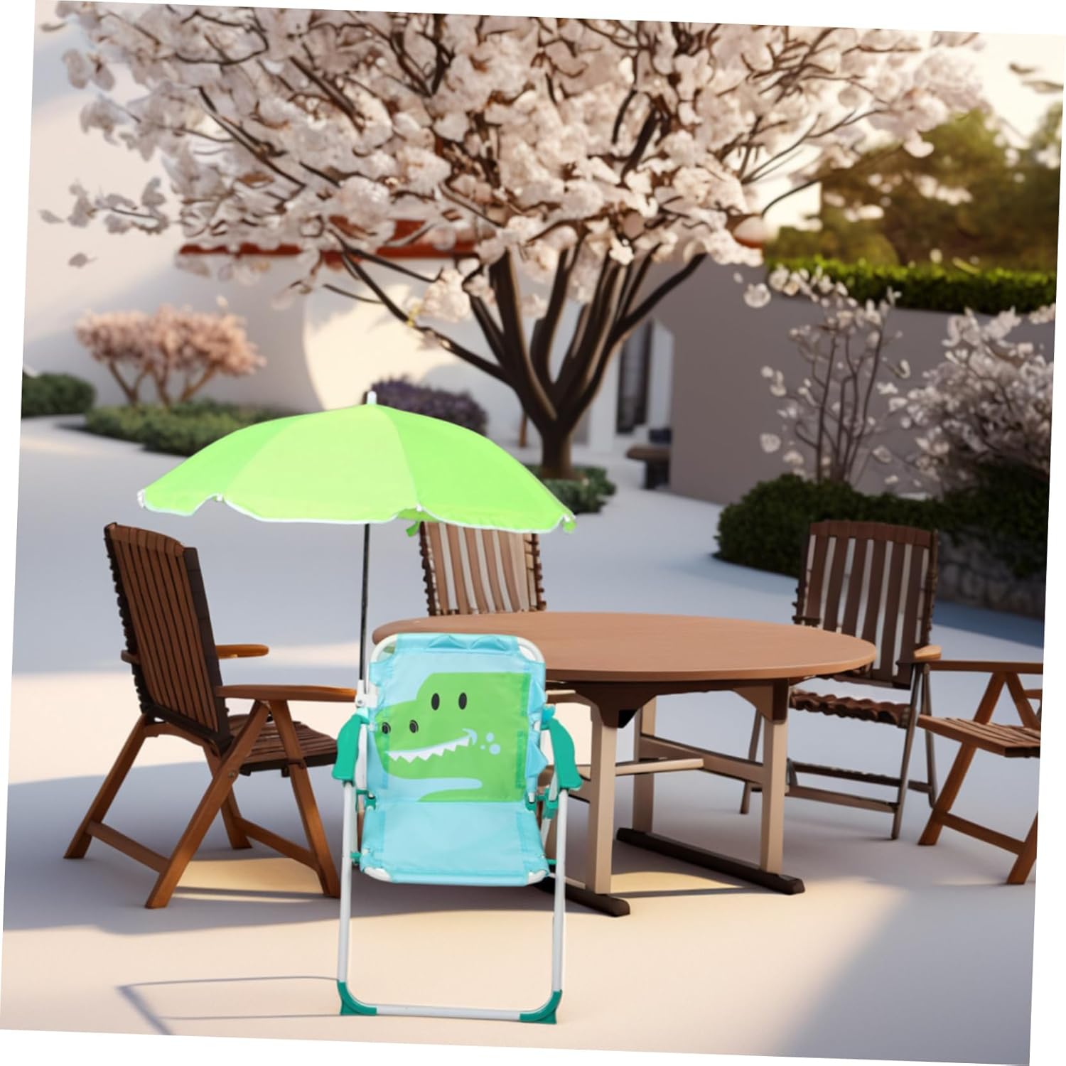 1 Set Folding Beach Chair with – обзор и цена Kids Outdoor Lounge Furniture