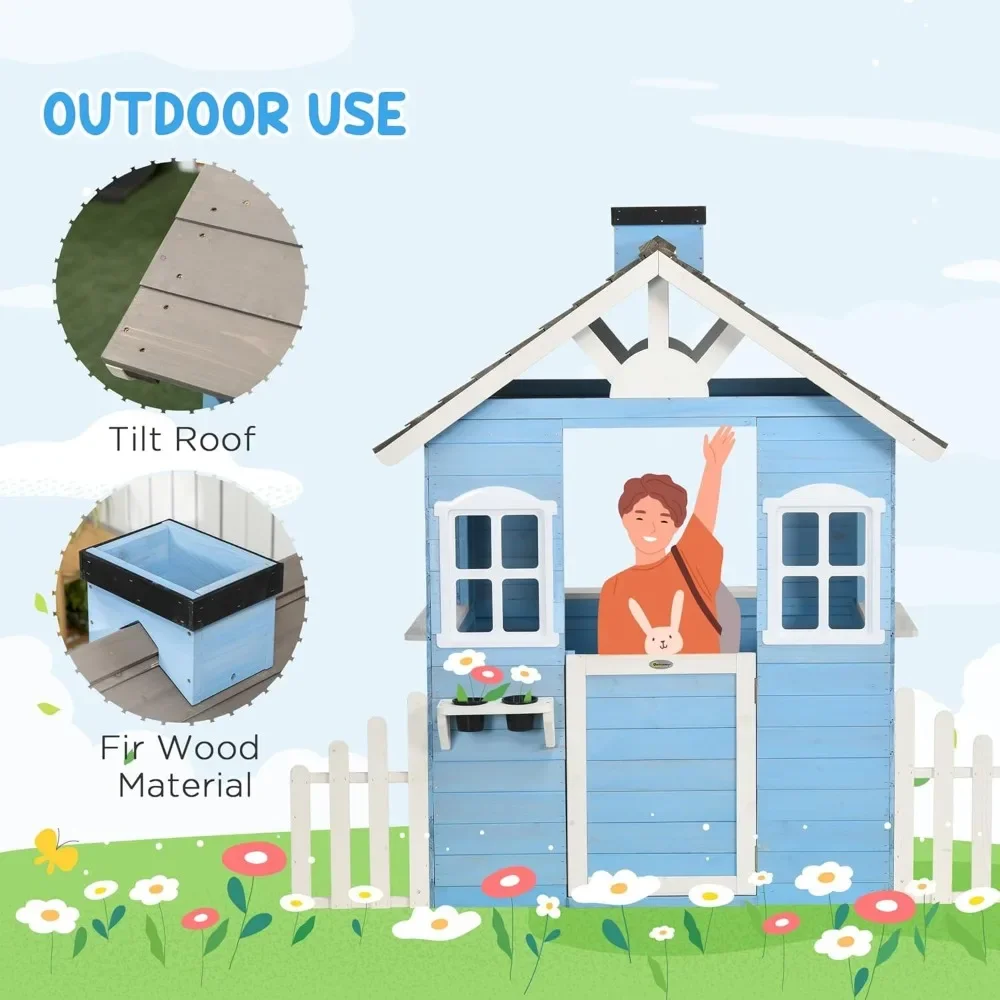 Playhouse For Kids Outdoor Cou – обзор и цена Kids Outdoor Playhouse
