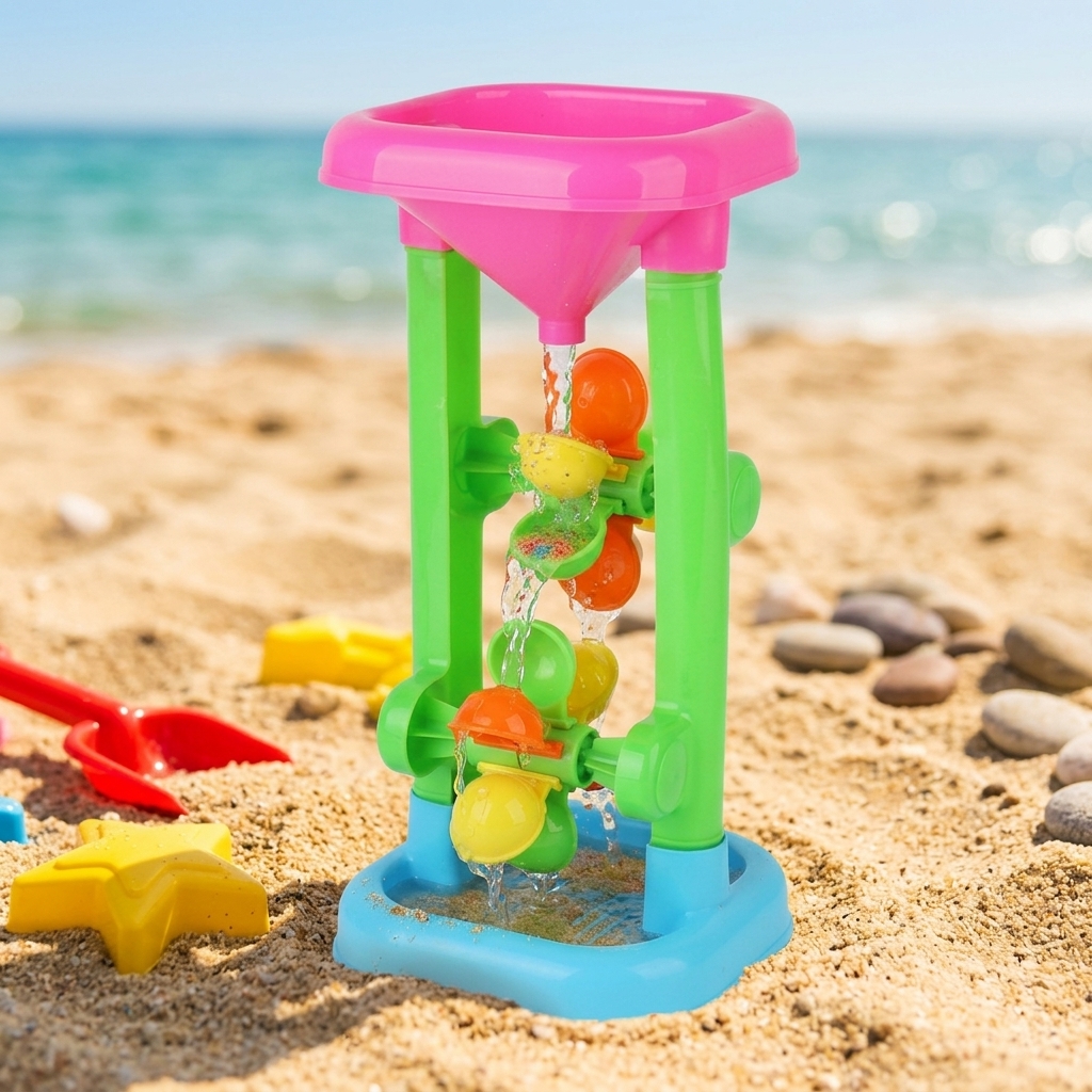 Kids Beach Toy Set Sand Timer  – обзор и цена Kids Outdoor Water Play