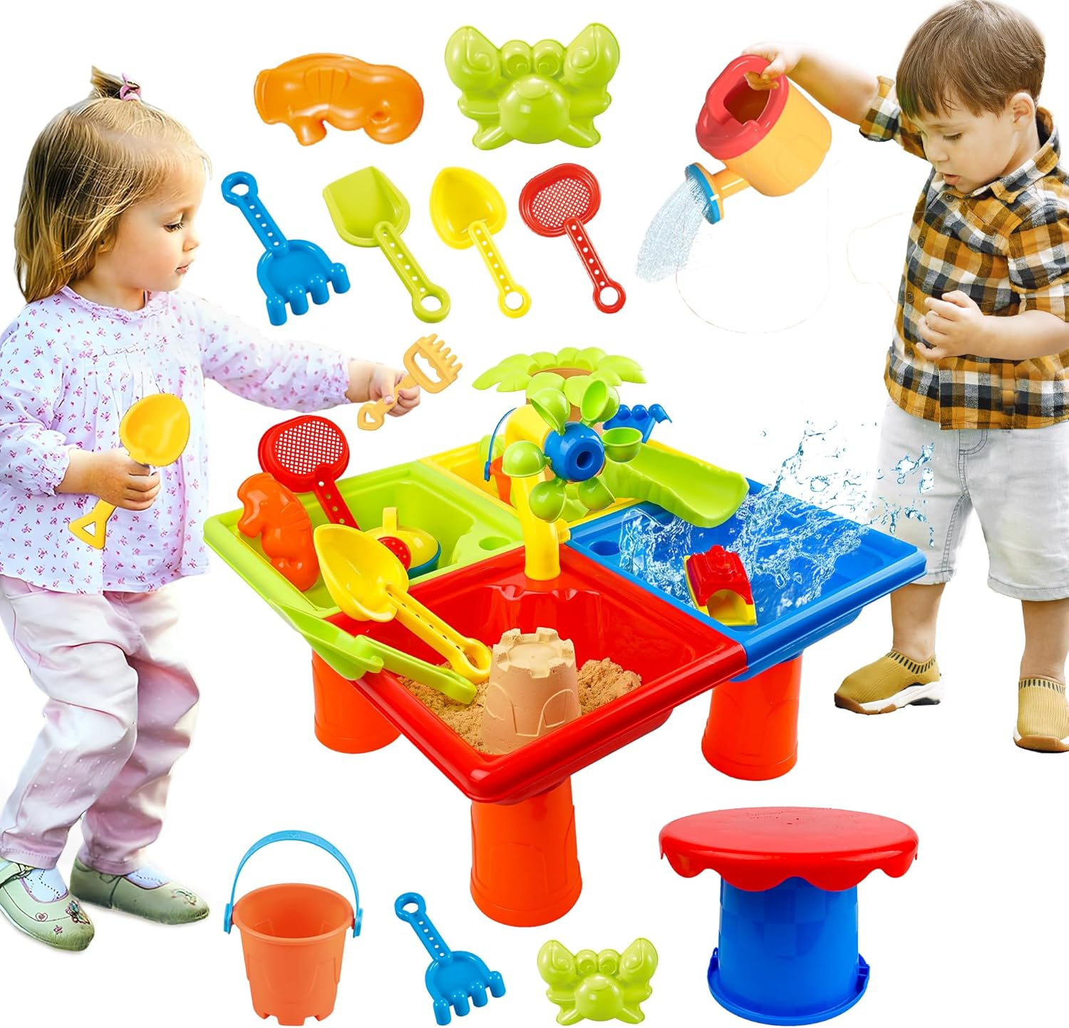 25 Pcs Summer Water Table for  – обзор и цена Kids Outdoor Water Toys