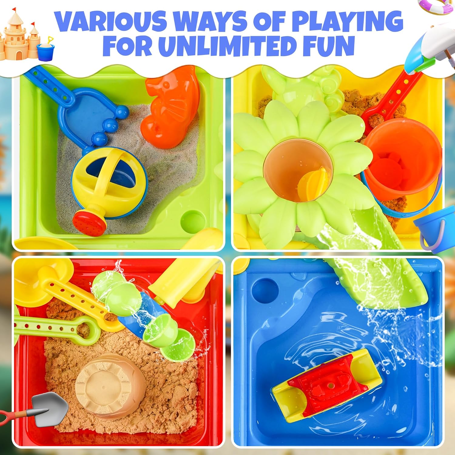 25 Pcs Summer Water Table for  – обзор и цена Kids Outdoor Water Toys