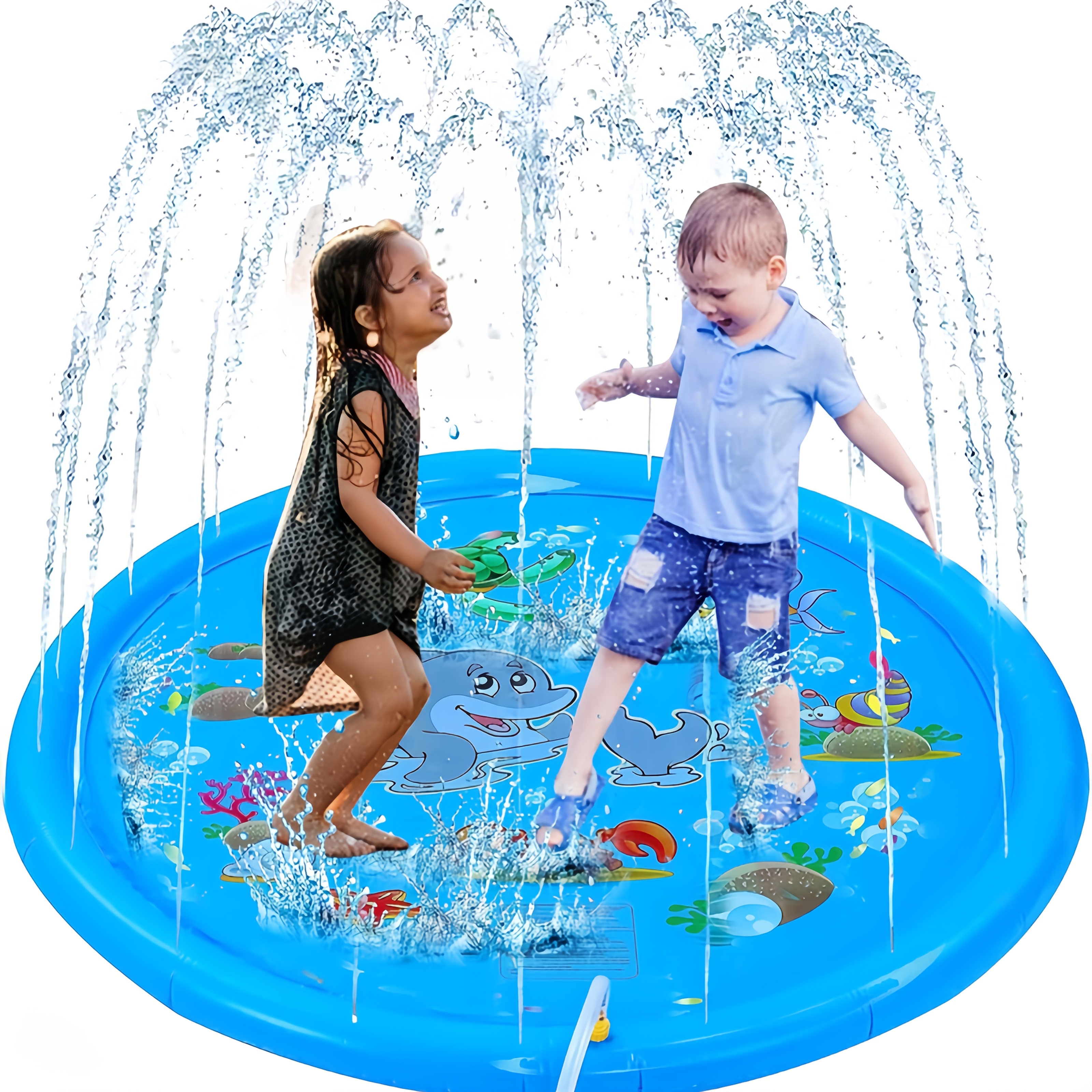 PVC Inflatable Splash Pad Spri – обзор и цена Sprinkler Splash Pad
