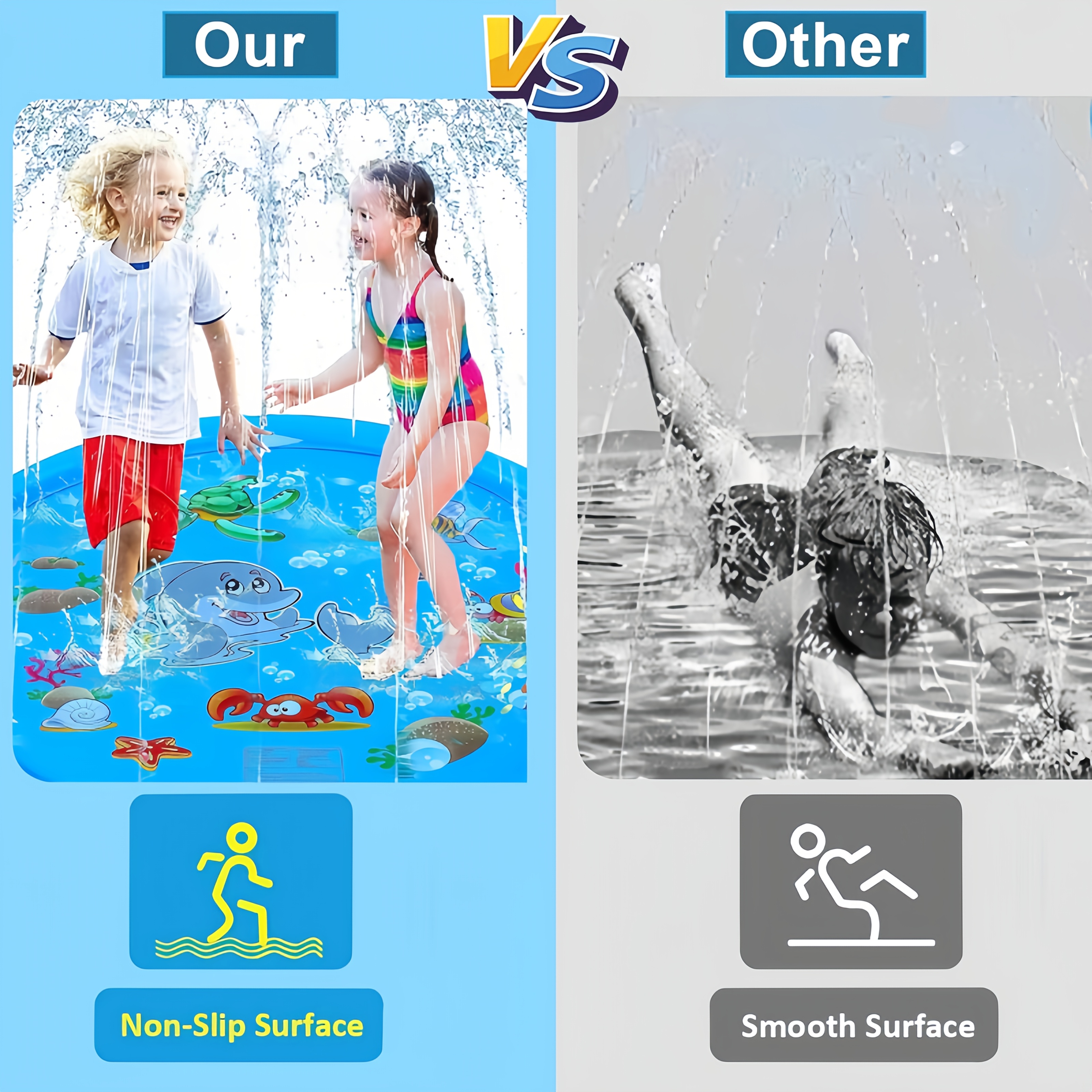 PVC Inflatable Splash Pad Spri – обзор и цена Sprinkler Splash Pad