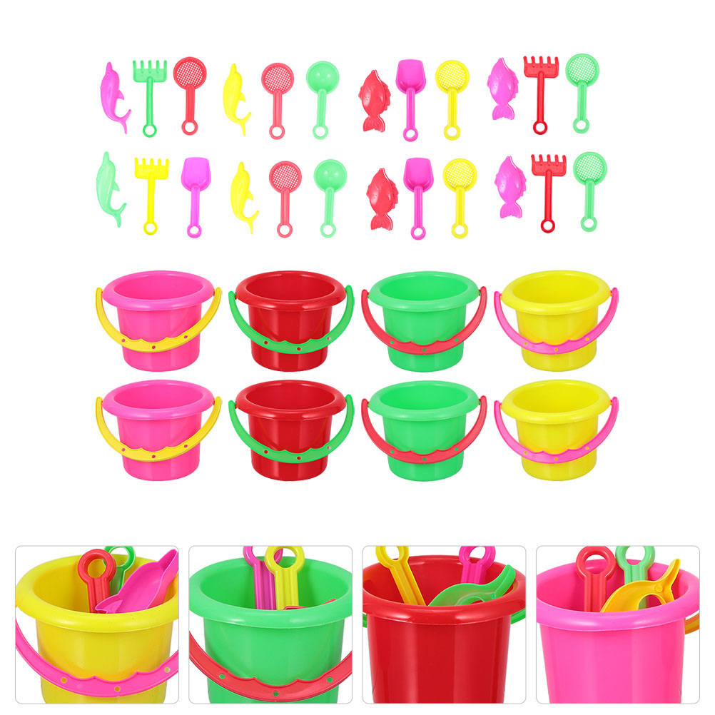 8 Sets Kids Sand Bucket Beach  – обзор и цена Kids Outdoor Water Play