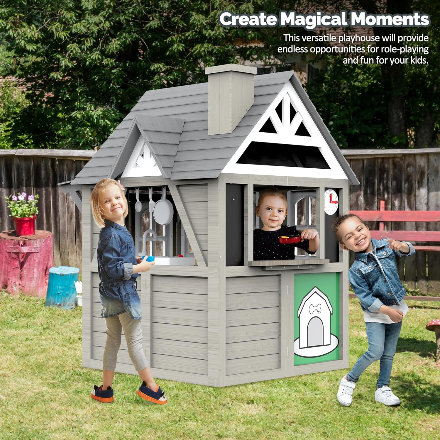 Outdoor Kids Playhouse, All Fi – обзор и цена Kids Outdoor Sink