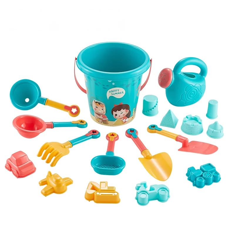 18PCS Beach Toy Set Bucket Sea – обзор и цена Kids Outdoor Water Play