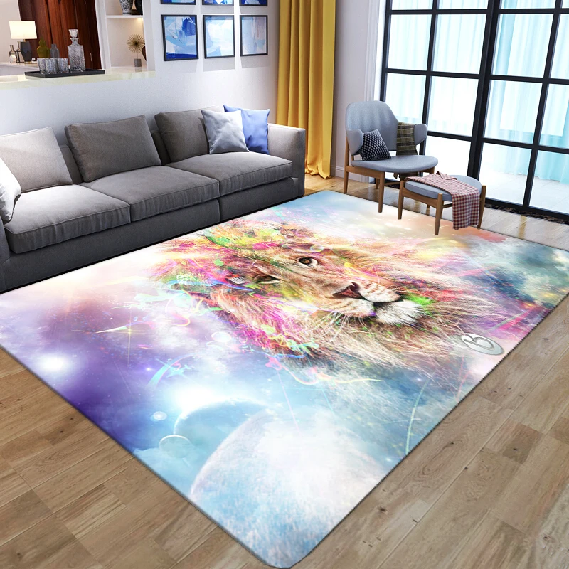 Cartoon Animal Lion 3D Carpets – обзор и цена Kids Outdoor Floor Cushions