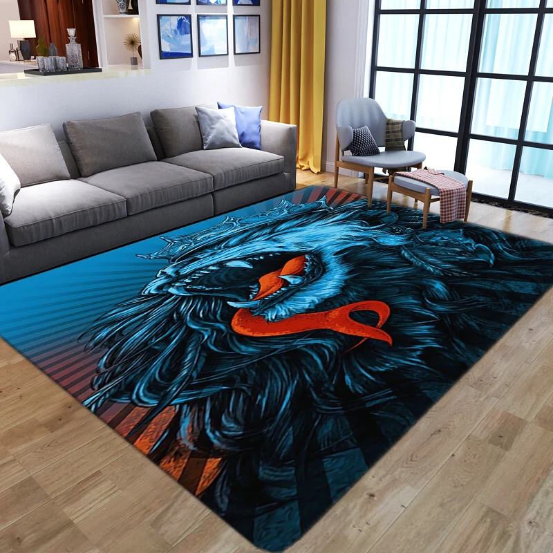 Cartoon Animal Lion 3D Carpets – обзор и цена Kids Outdoor Floor Cushions