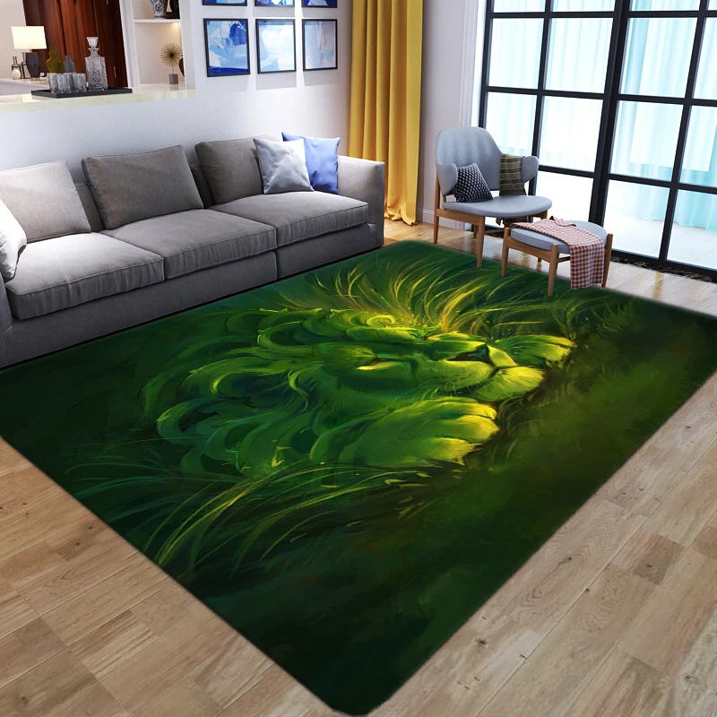 Cartoon Animal Lion 3D Carpets – обзор и цена Kids Outdoor Floor Cushions