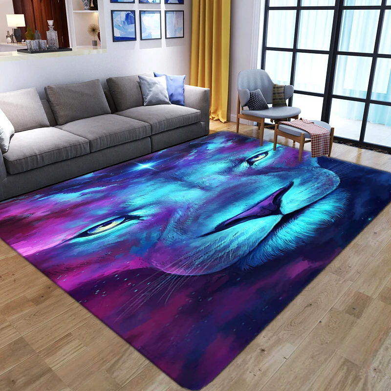 Cartoon Animal Lion 3D Carpets – обзор и цена Kids Outdoor Floor Cushions