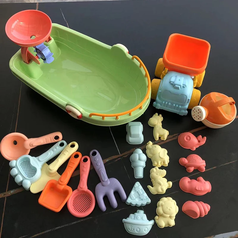 Beach Sand Toys Set with Sand  – обзор и цена Kids Outdoor Dump Truck