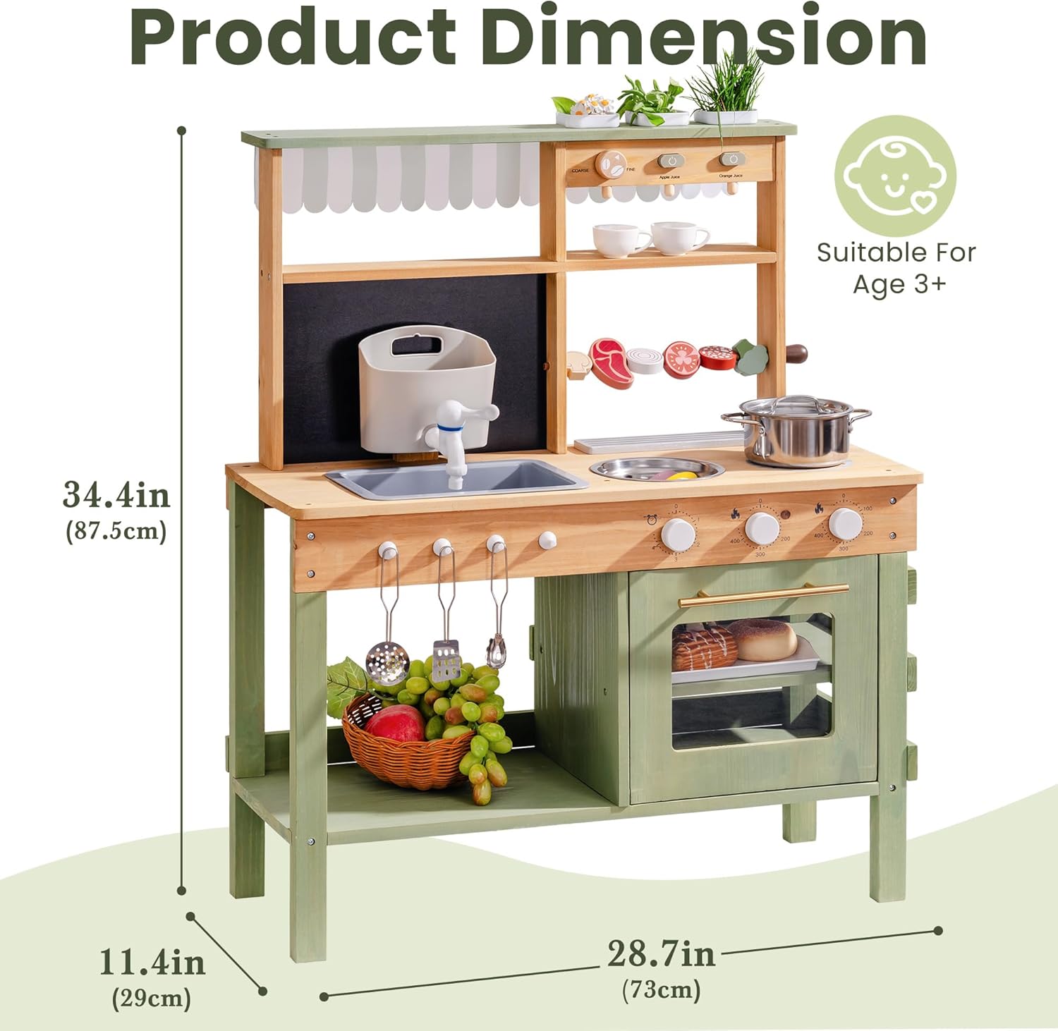 Wooden Mud Kitchen for Kids, O – обзор и цена Kids Outdoor Sink