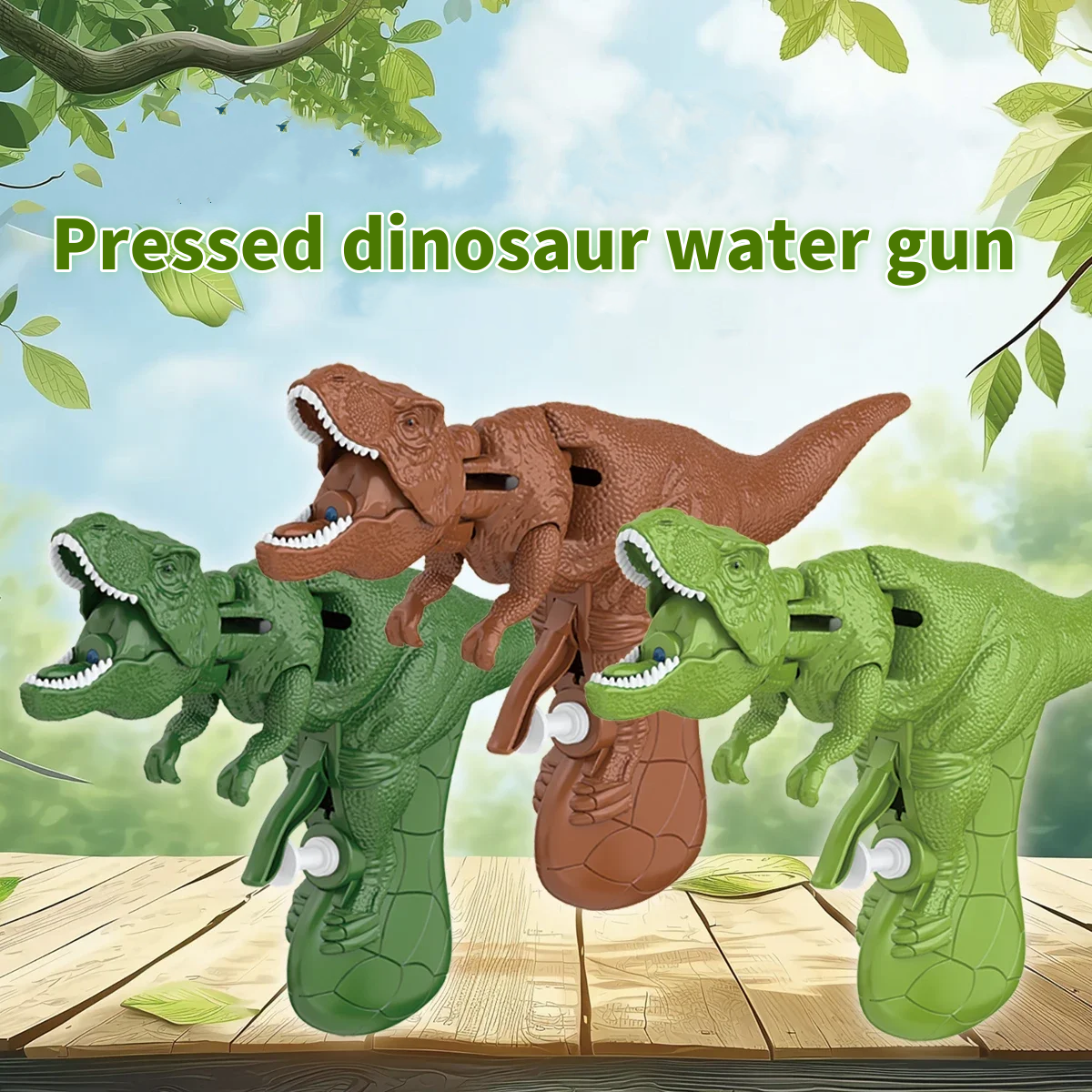 Dinosaur Water Gun Toy Mouth O – обзор и цена Kids Outdoor Water Park