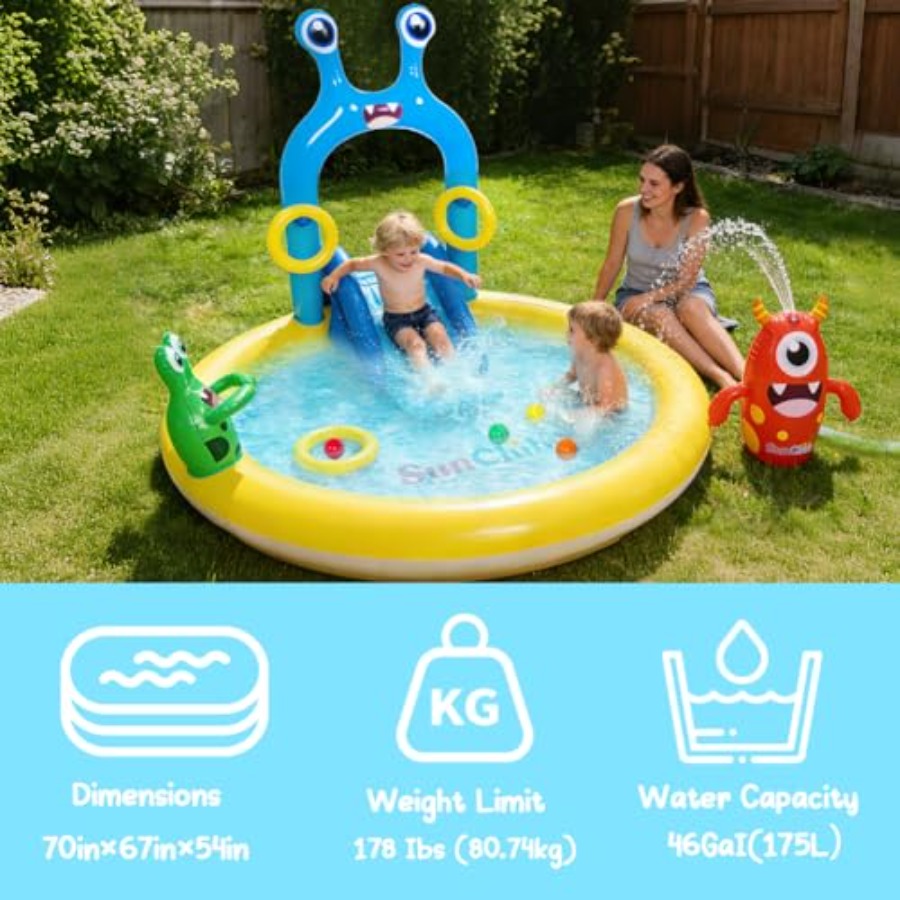 Inflatable Splash Pad for - Mo – обзор и цена Sprinkler Splash Pad