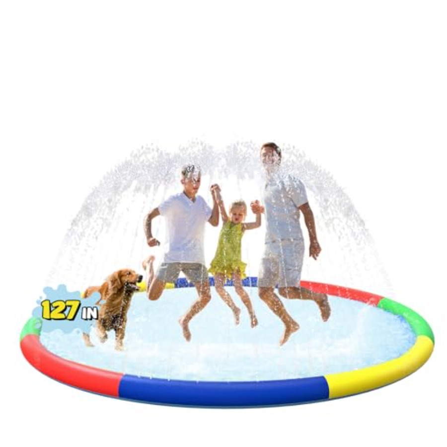 10.5 FT Large Splash Pad for A – обзор и цена Sprinkler Splash Pad