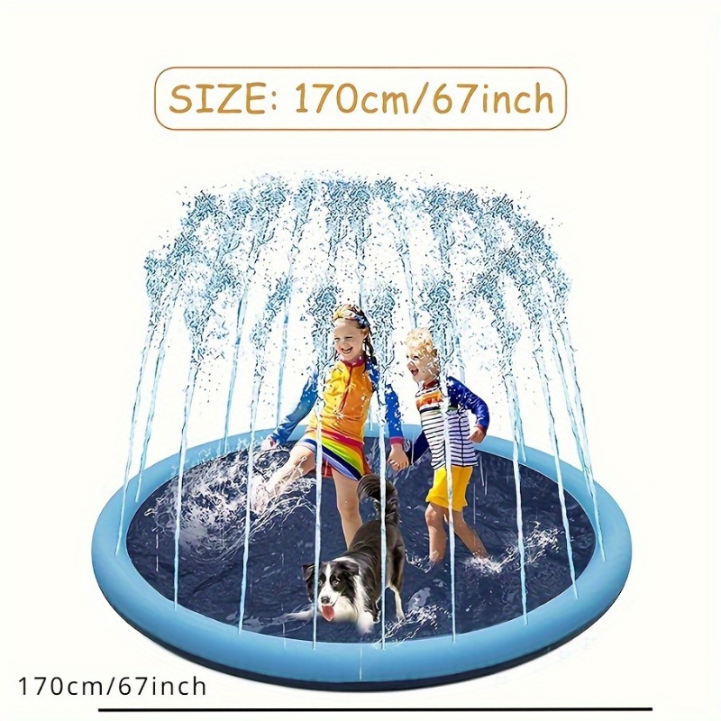 170×180cm Large Water Splash P – обзор и цена Sprinkler Splash Pad