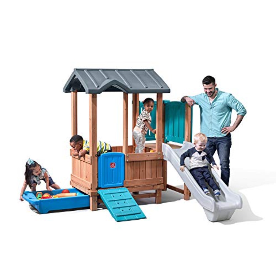Woodland Adventure Playhouse & – обзор и цена Kids Outdoor Playhouse