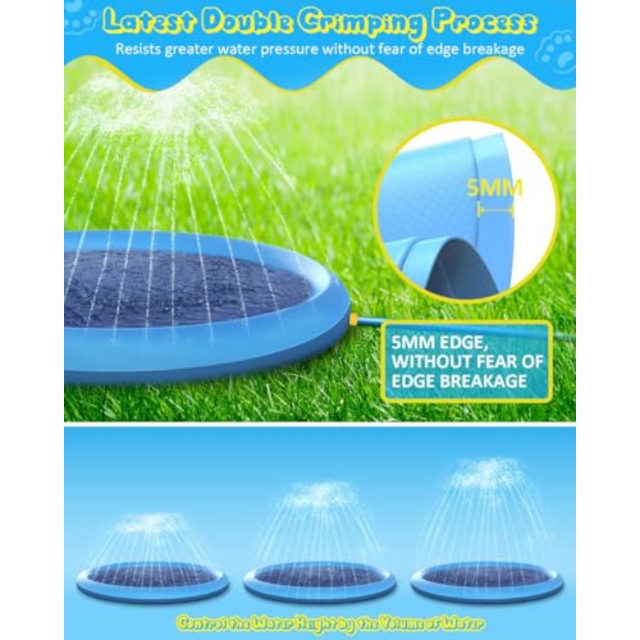 Outdoor splash pad for kids an – обзор и цена Sprinkler Splash Pad