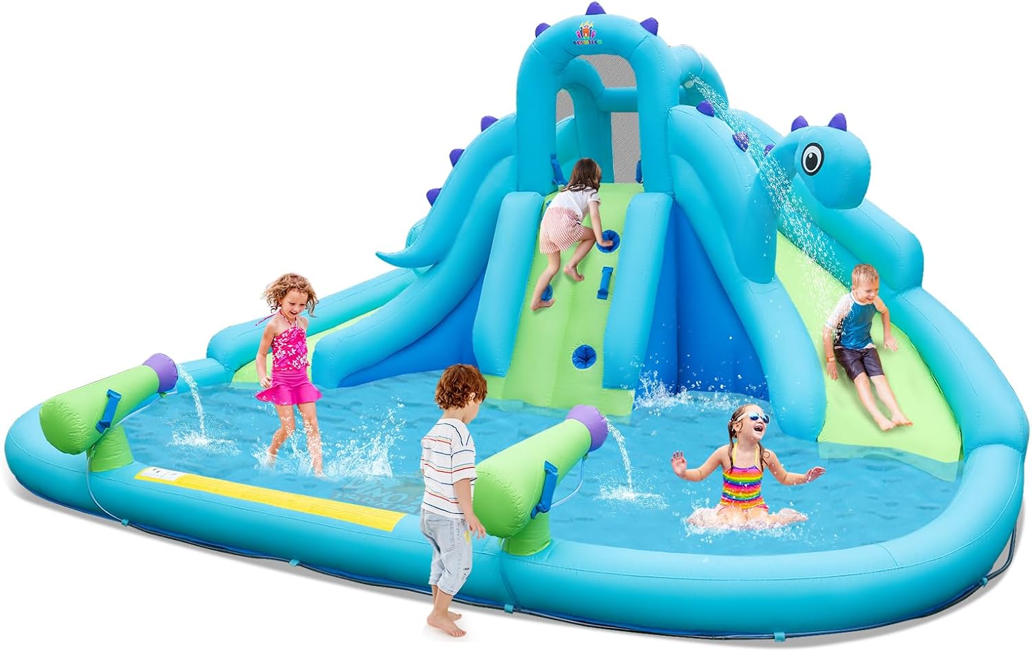 Inflatable Water Slide, Dinosa – обзор и цена Kids Outdoor Water Park