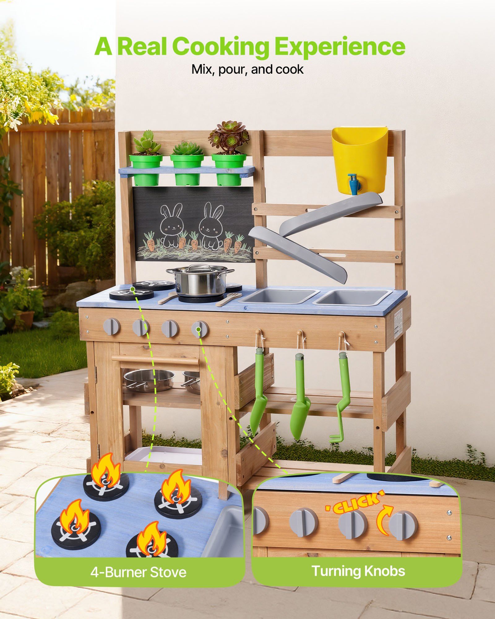 Mud Kitchen, Outdoor Mud Kitch – обзор и цена Kids Outdoor Sink