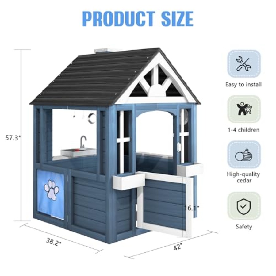 Outdoor playhouse for kids ced – обзор и цена Kids Outdoor Playhouse