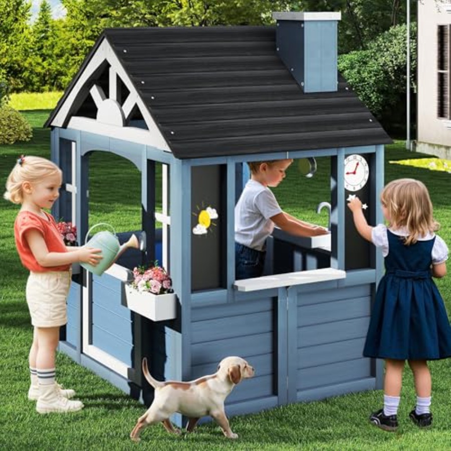Outdoor playhouse for kids ced – обзор и цена Kids Outdoor Playhouse