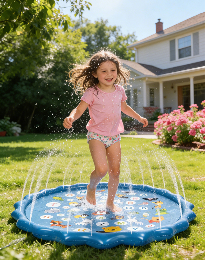 Alphabet Inflatable Water Spri – обзор и цена Sprinkler Splash Pad