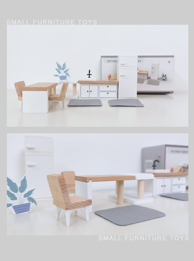 Modern dollhouse furniture kit – обзор и цена Kids Outdoor Kitchen Accessories