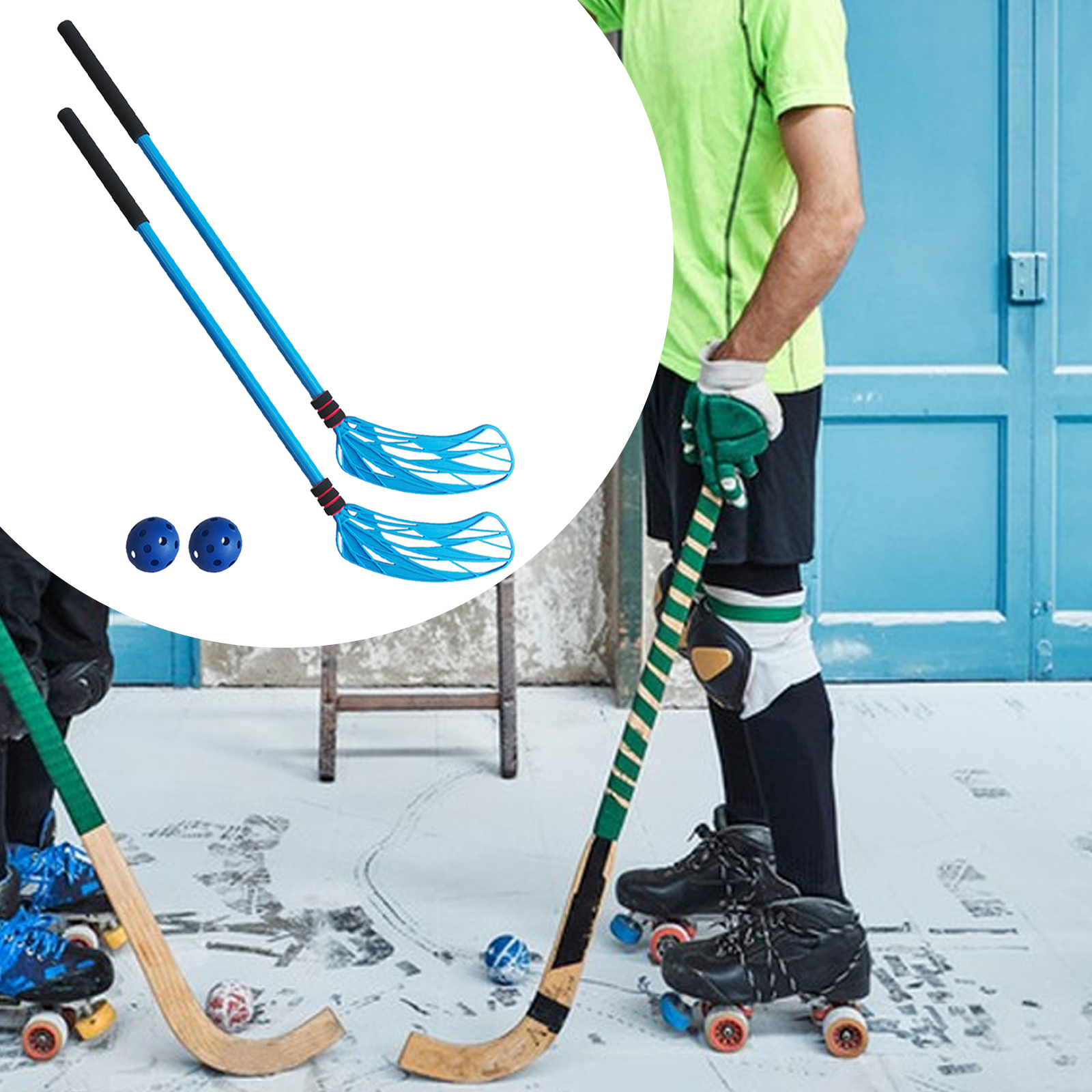 2Pcs Floor Hockey Stick Set Sp – обзор и цена Kids Outdoor Hockey Set