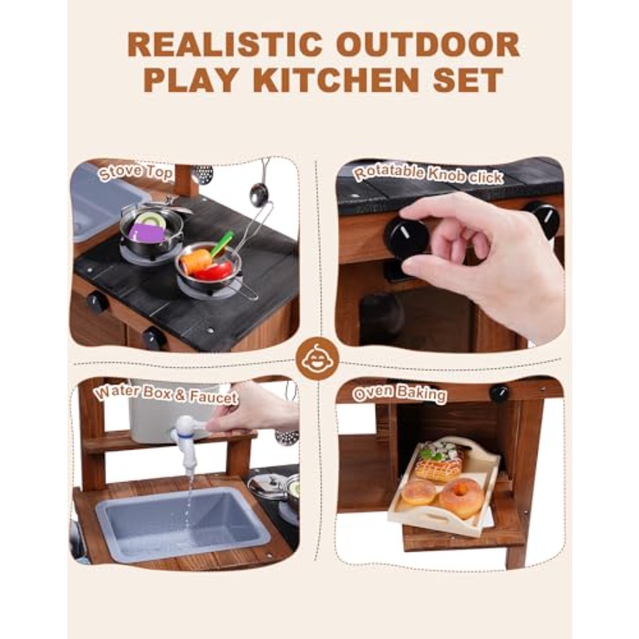 Outdoor mud kitchen for kids w – обзор и цена Kids Outdoor Sink