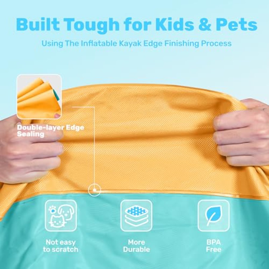 Outdoor water play mat for tod – обзор и цена Sprinkler Splash Pad