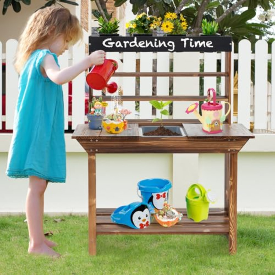 Outdoor kids potting bench for – обзор и цена Kids Outdoor Sink