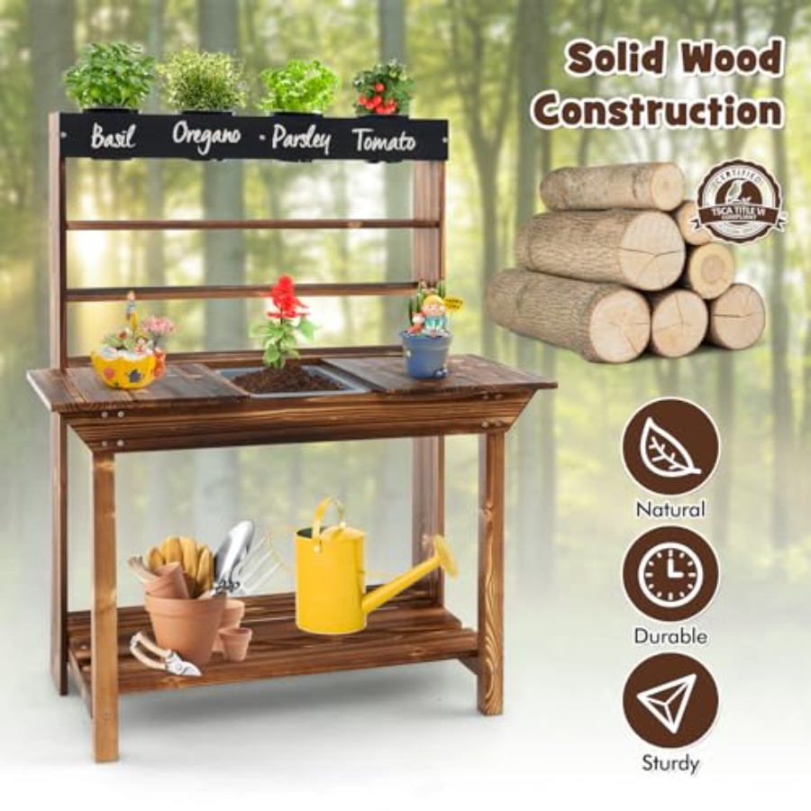 Outdoor kids potting bench for – обзор и цена Kids Outdoor Sink