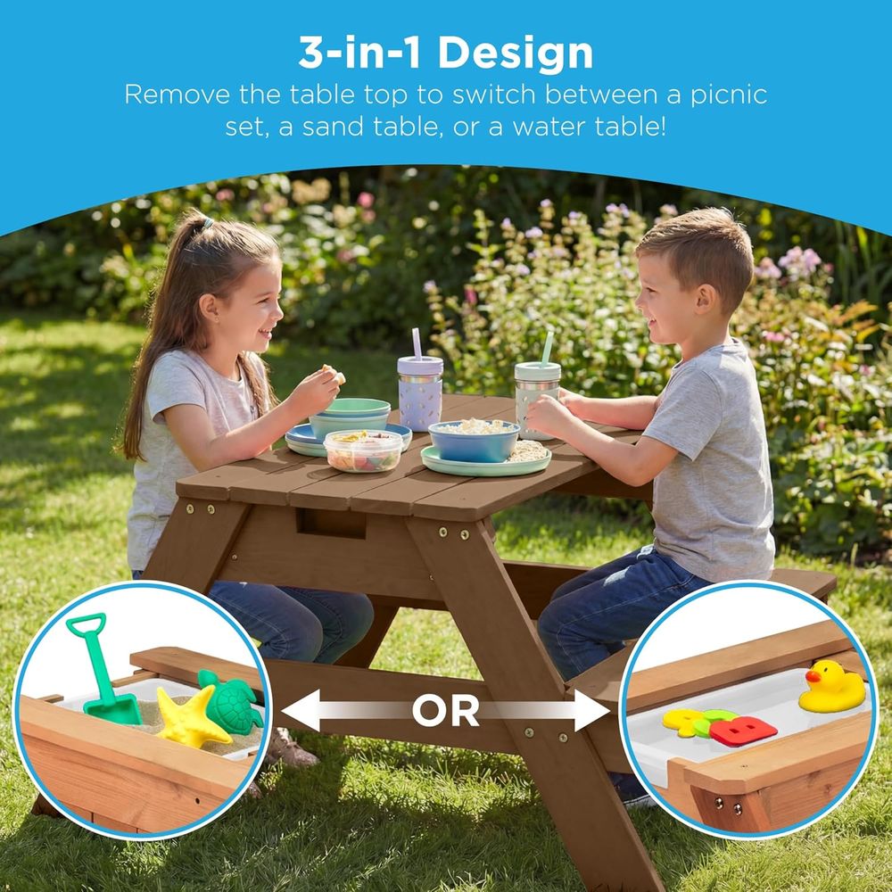 Kids Picnic Table with Umbrell – обзор и цена Kids Outdoor Umbrella For Table