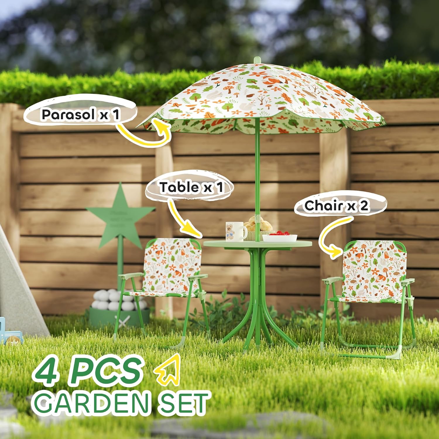 Kids Picnic Table Chair Set Fo – обзор и цена Kids Outdoor Umbrella For Table